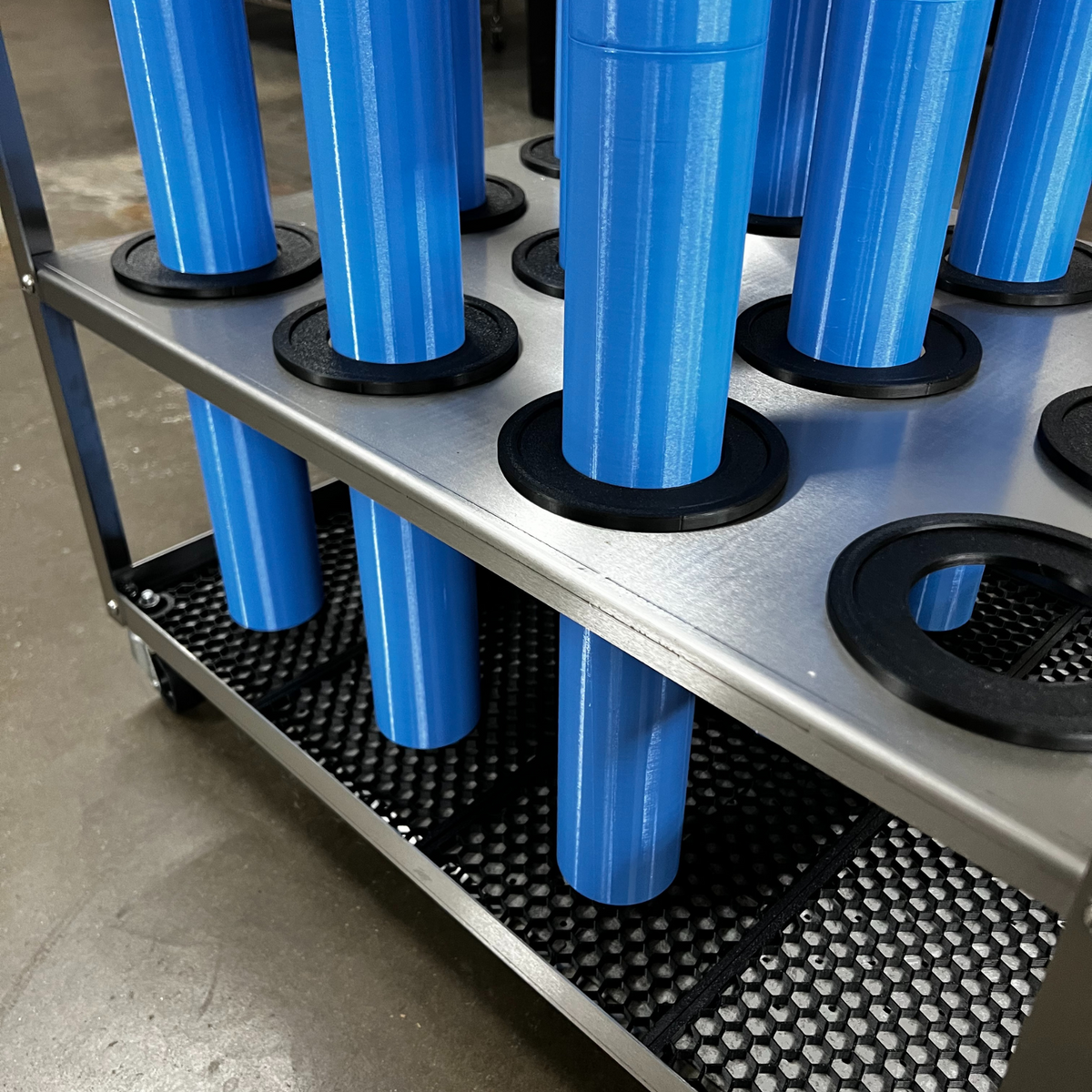 Spindle Storage Rack Spindle Liner Storage Carts – Nub Tools