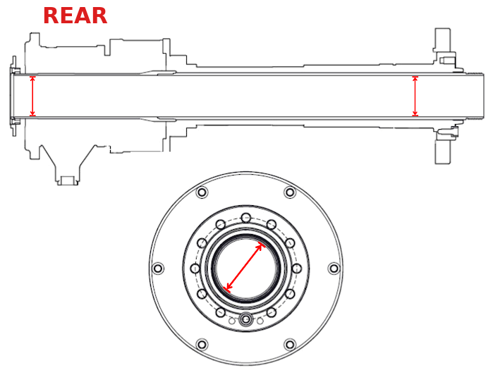 Where to measure drawtube / spindle inside dimension